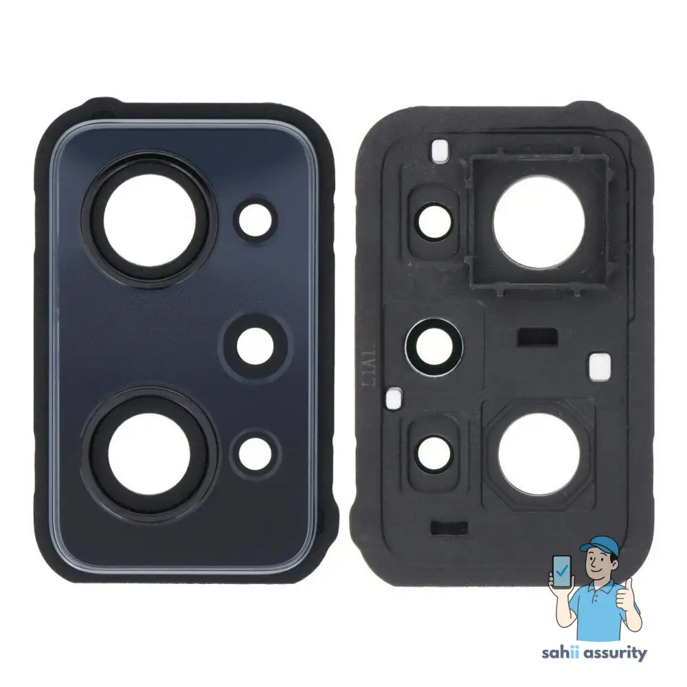 Camera Lens Glass with Frame for Realme GT Neo 2 Black